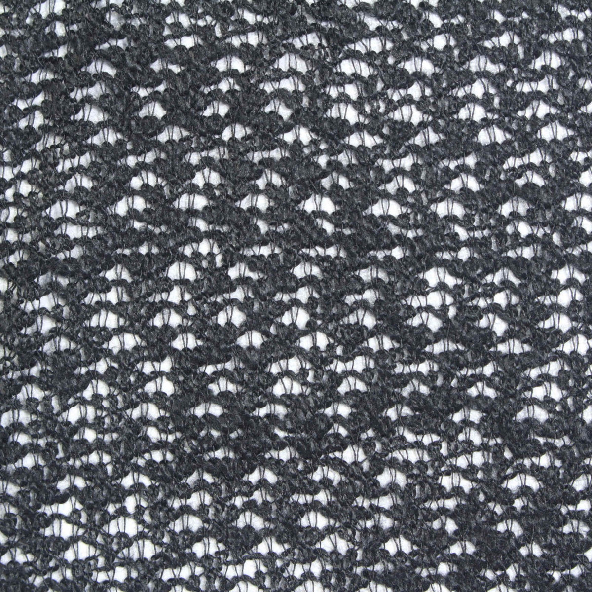 Chunky Knit Fabric, 170 gsm, 180 cm — Black