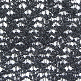 Chunky Knit Fabric, 170 gsm, 180 cm — Black — texture