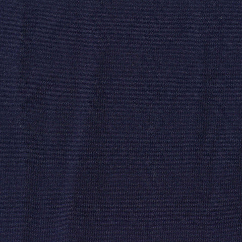 Brushed Polyester Stretch Milk Silk Knit Fabric, 170 gsm, 150 cm — Navy