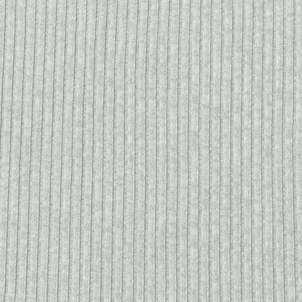 Polyester Stretch Rib Knit Fabric, 265 gsm, 180 cm — Grey