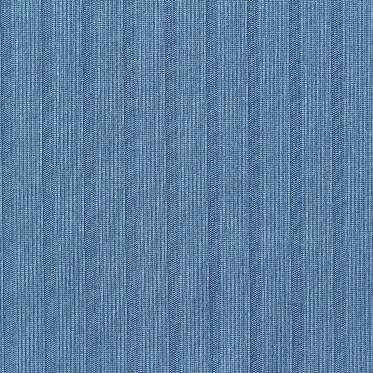 Blue Vertical-Stripe Rib Knit, Polyester, 180 gsm, 180 cm