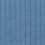Blue Vertical-Stripe Rib Knit, Polyester