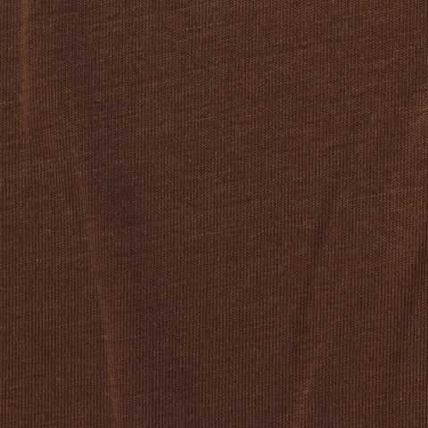 Polyester Tencel Lyocell Jersey Knit Fabric, 150 gsm, 180 cm — Brown