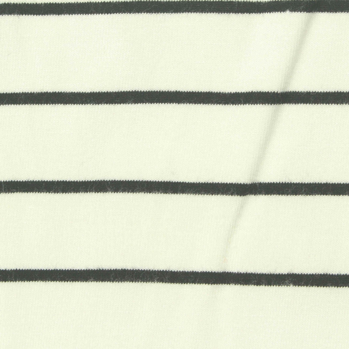 Dark Grey Horizontal-Stripe Jersey Knit, Viscose, 285 gsm