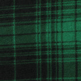 Green Plaid Chunky Knit, Polyester