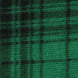 Green Plaid Chunky Knit, Polyester — texture