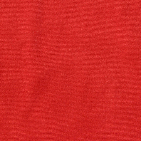 Brushed Polyester Stretch Milk Silk Knit Fabric, 175 gsm, 170 cm — Red