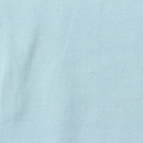 Brushed Polyester Stretch Milk Silk Knit Fabric, 160 gsm, 170 cm — Blue