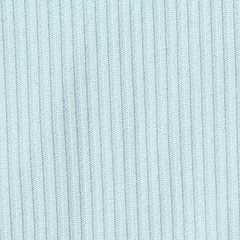 Light Blue Rib Knit, Polyester