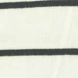 Dark Grey Horizontal-Stripe Jersey Knit, Viscose — texture