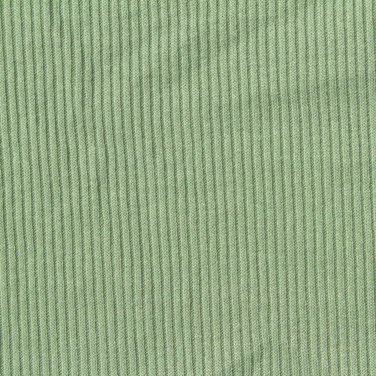 Polyester Viscose Stretch Rib Knit Fabric, 200 gsm, 140 cm — Green