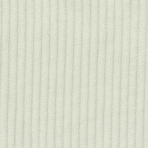 Polyester Viscose Stretch Rib Knit Fabric, 200 gsm, 150 cm — White, ref EF-248013