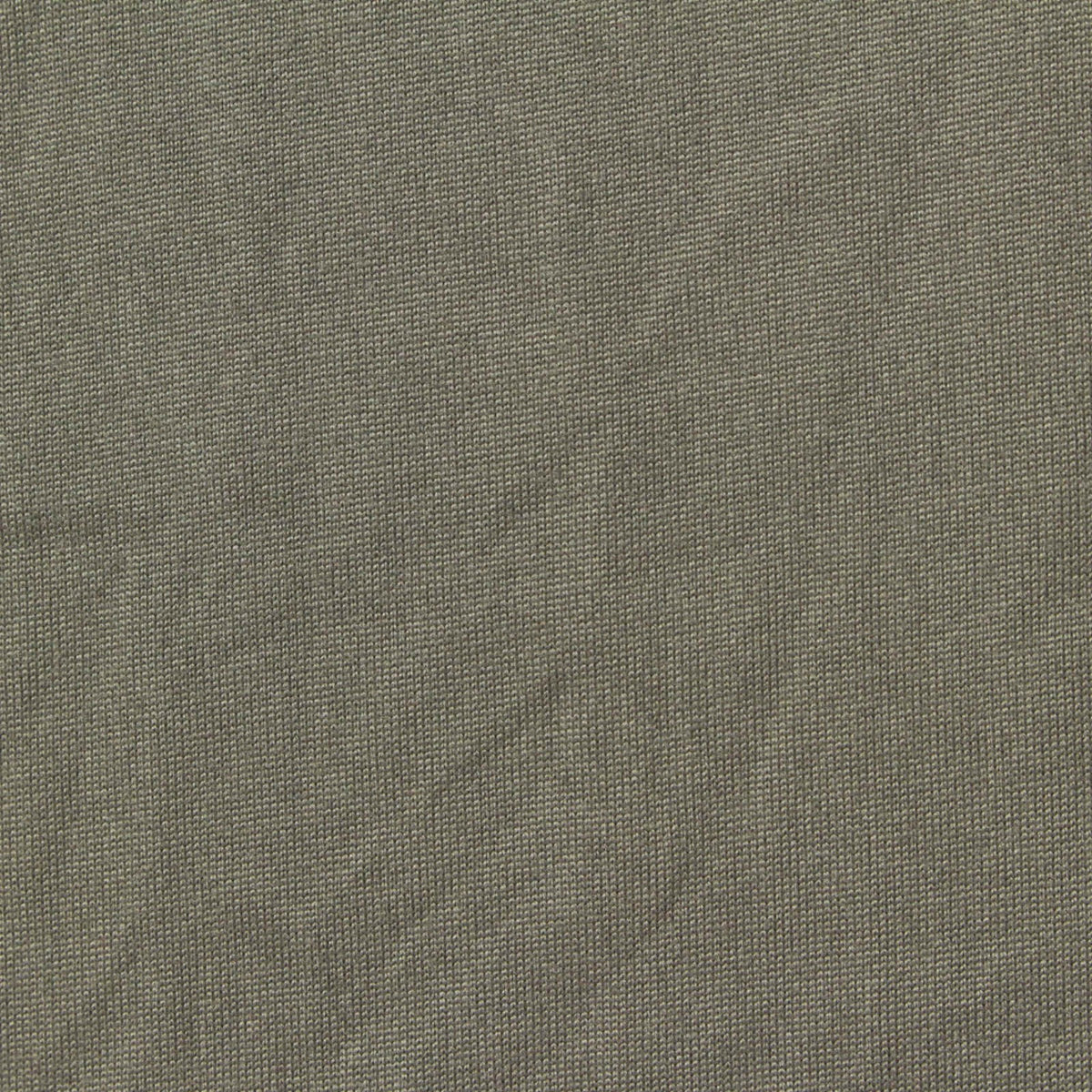 Brushed Polyester Stretch Milk Silk Knit Fabric, 163 gsm, 170 cm — Khaki