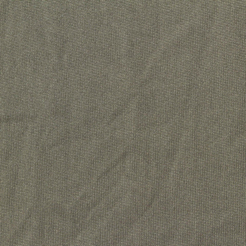 Brushed Polyester Stretch Milk Silk Knit Fabric, 163 gsm, 170 cm — Khaki