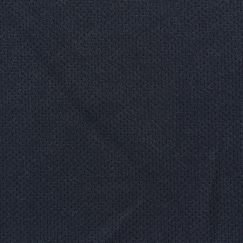 Polyester Stretch Piqué Knit Fabric, 148 gsm, 178 cm — Navy