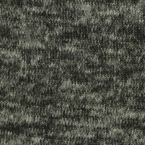 Dark Grey Marl Chunky Knit, Polyester, 158 gsm