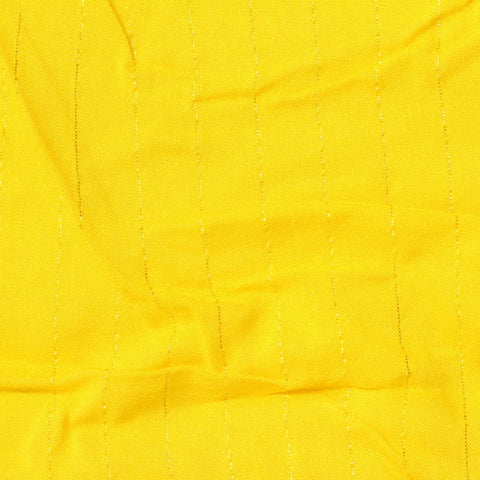 Yellow Vertical-Stripe Knit, Viscose