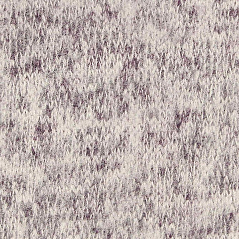 Light Grey Marl Chunky Knit, Viscose-Poly, 195 gsm, 165 cm