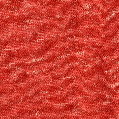 Red Marl Jersey Knit, Poly-Linen