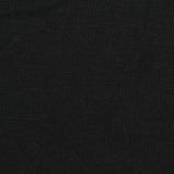 Viscose Stretch Jersey Knit Fabric, 205 gsm, 160 cm — Black