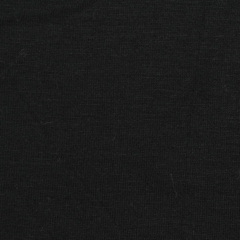 Viscose Stretch Jersey Knit Fabric, 205 gsm, 160 cm — Black