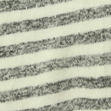 Cream Horizontal-Stripe Chunky Knit