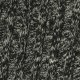 Dark Grey Marl Rib Knit, Polyester — texture