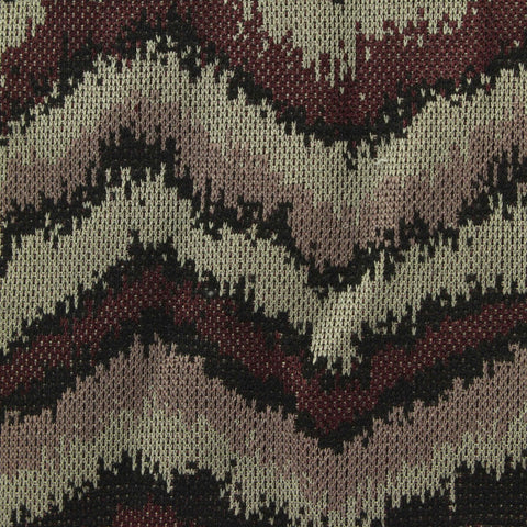 Jacquard Polyester Stretch Knit Fabric, 220 gsm, 155 cm — Multi