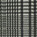 Black Plaid Jacquard, Polyester — texture