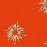 100% Viscose Knit Fabric, 88 gsm, 145 cm — Orange — texture