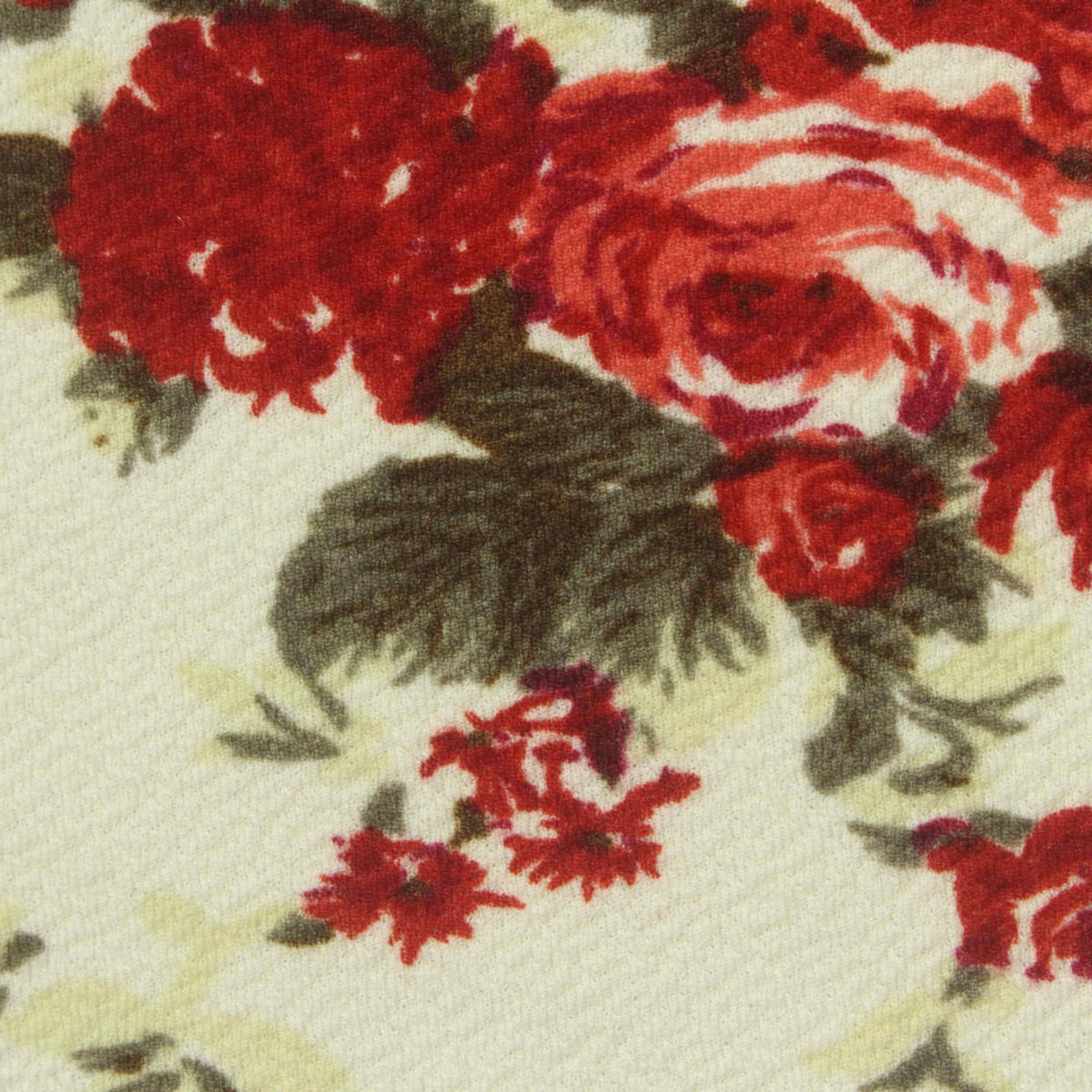 Red Roses Knit, Polyester, 180 gsm
