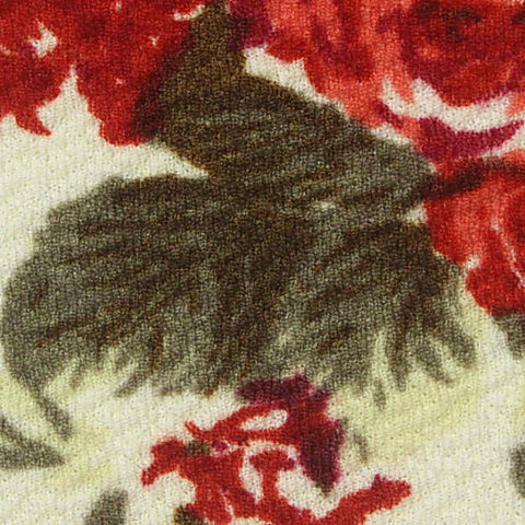 Red Roses Knit, Polyester, 180 gsm