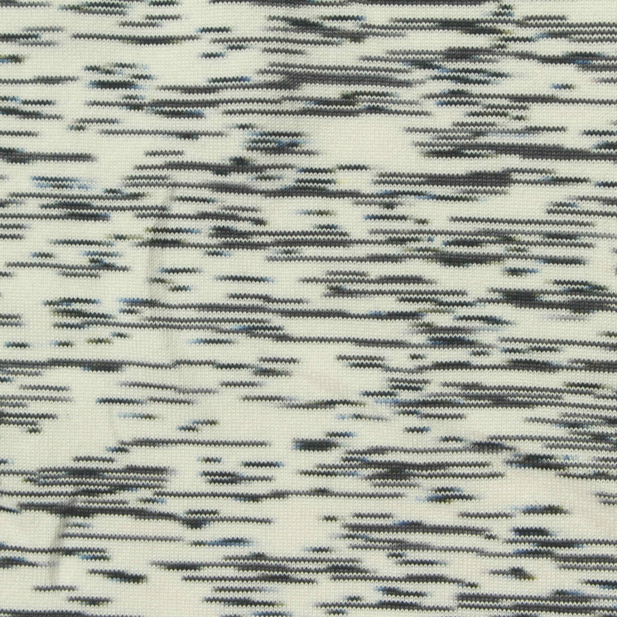 White Fine-Marl Jersey Knit, Polyester
