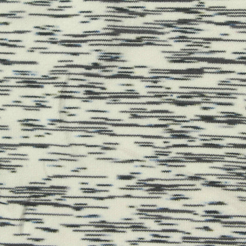 White Fine-Marl Jersey Knit, Polyester