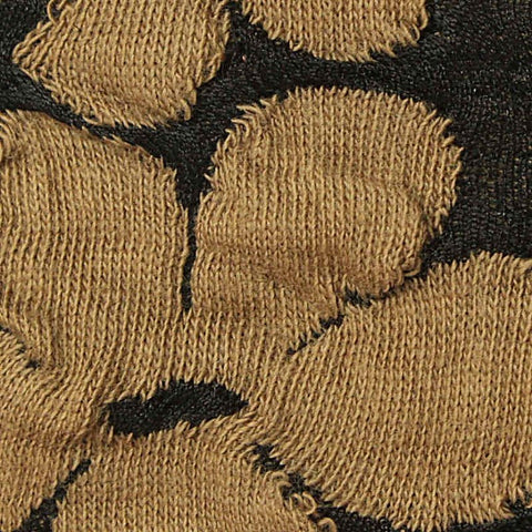 Tan Floral Jacquard