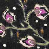 Pink Floral Knit, Viscose — texture