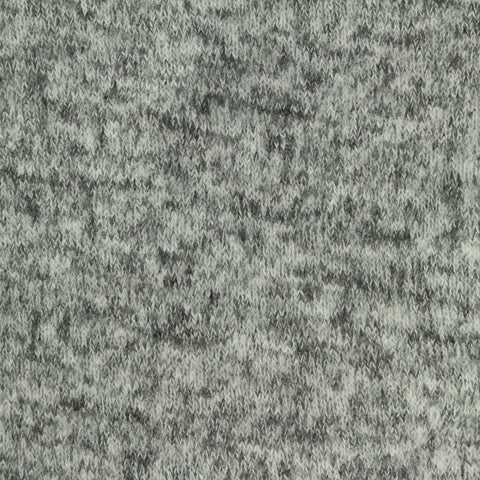 Heather Grey Marl Knit, Polyester, 220 gsm
