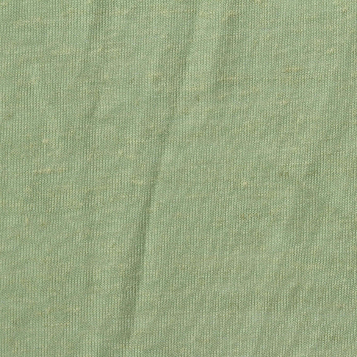 Light Green Heather Jersey Knit, Poly-Linen
