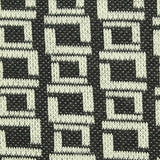 Dark Grey Geometric Knit, Polyester — texture