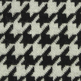 Black Houndstooth Knit, Viscose-Nylon — texture