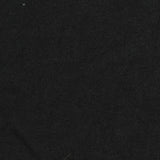 100% Polyester Jersey Knit Fabric, 120 gsm, 145 cm — Black