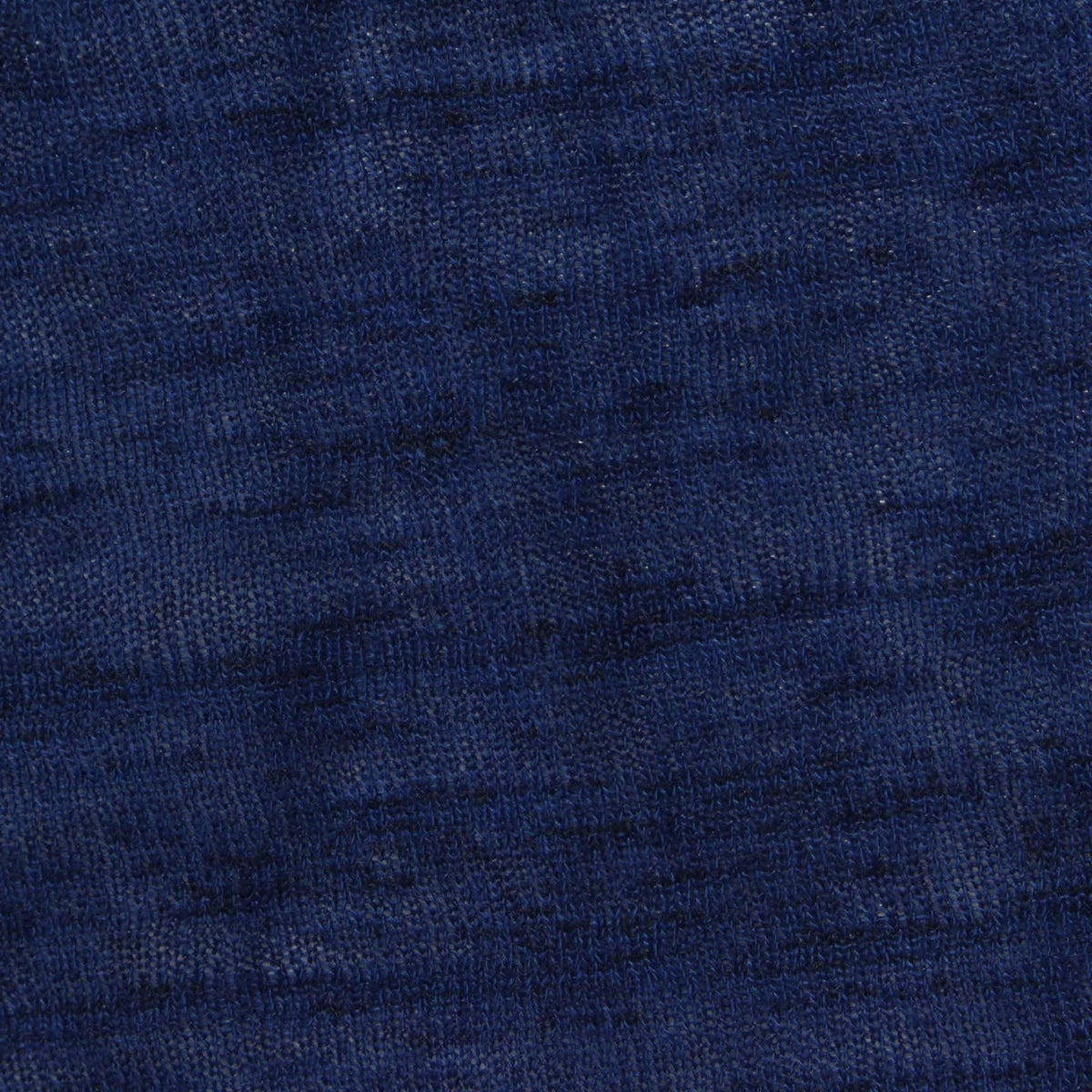 Dark Blue Marl Linen-Look, Polyester, 198 gsm