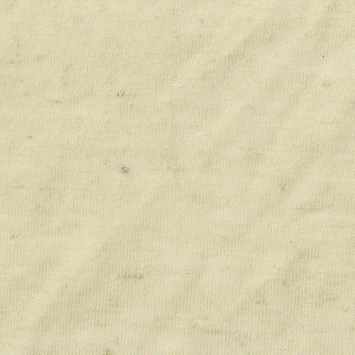 Pale Yellow Heather Jersey Knit, Poly-Linen