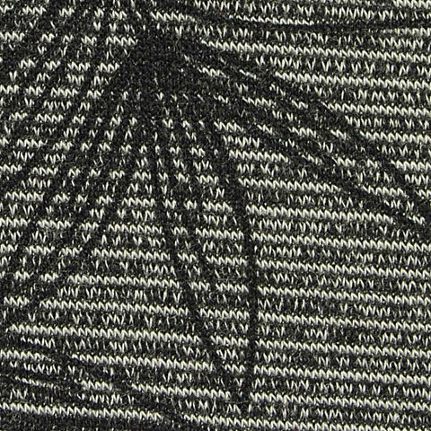 Dark Grey Palm Ponte Knit, Modal-Poly
