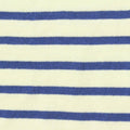 Blue Horizontal-Stripe Knit, Cotton-Poly, 170 gsm