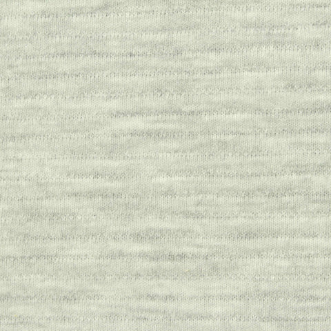 Light Grey Heathered-Marl Scuba Knit, Poly-Cotton, 286 gsm
