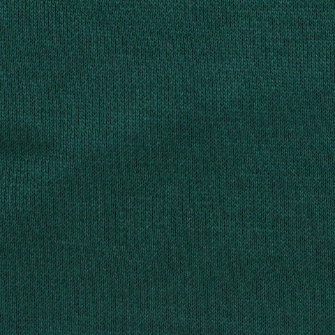 Brushed Cotton Polyester Interlock Knit Fabric, 270 gsm, 188 cm — Green