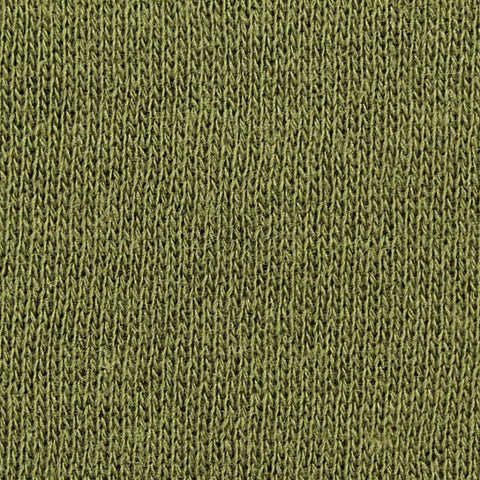 Brushed Polyester Cotton French Terry Fabric, 235 gsm, 165 cm — Green