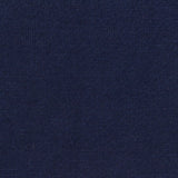 Brushed Polyester Cotton French Terry Fabric, 250 gsm, 185 cm — Navy