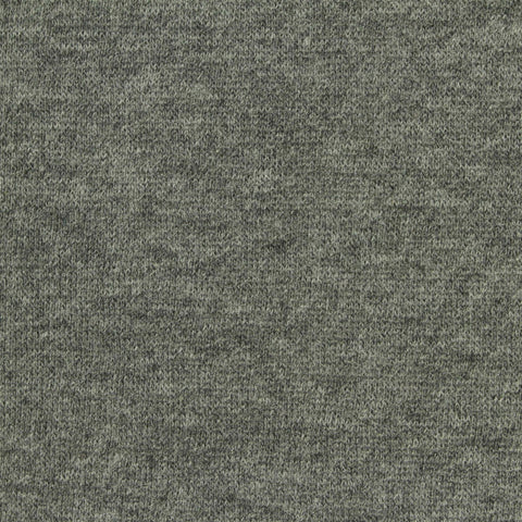 Grey Marl French Terry, Poly-Cotton, 220 gsm